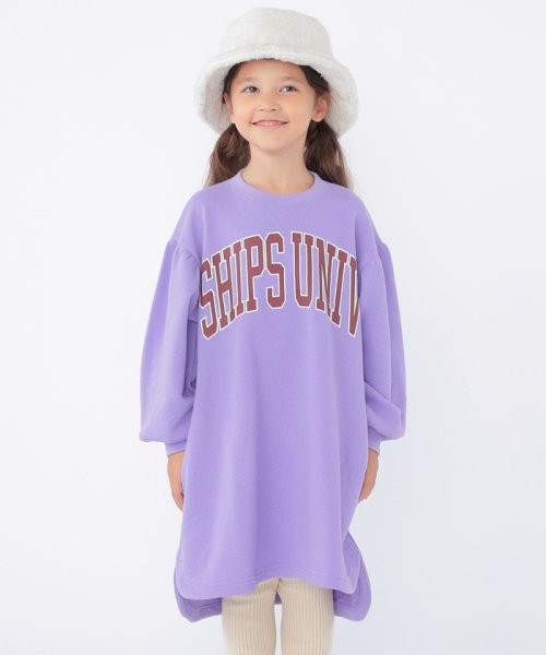 SHIPS KIDS(シップスキッズ)/【SHIPS KIDS別注】RUSSELL ATHLETIC:100～130cm / ワンピース/ラベンダー