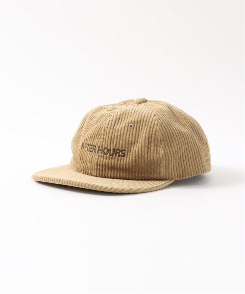 B.C STOCK(ベーセーストック)/【SUBLIME/サブライム】 別注 CORD lettered CAP/ベージュ