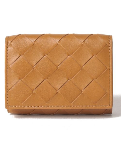 ボッテガ・ヴェネタ 609285VCRA1 3つ折りミニ財布 小銭入れ付 コンパクト 