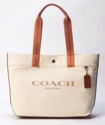 COACH(コーチ)/コーチ CJ607 トートバッグ キャンバス A4サイズ対応可/ホワイト