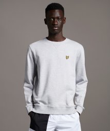 ライル＆スコット(ライル＆スコット)/【LYLE&SCOTT】ライル＆スコットオーガニックコットンクルートレーナー/ライトグレー