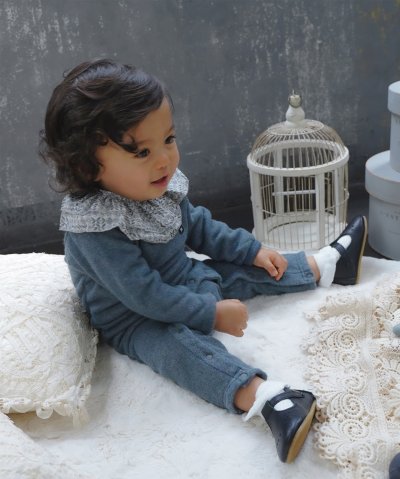 フィス FITH ベビー ロングループカットパイル ロンパース