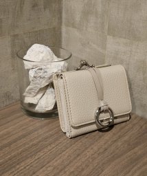 UNGRID bag(アングリッド　バッグ)/リング　フラップガマ口ミニウォレット/IVO