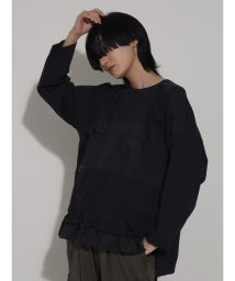 LASUD/ポケットデザインコンビネーションカットソー (longsleeve)/505729202