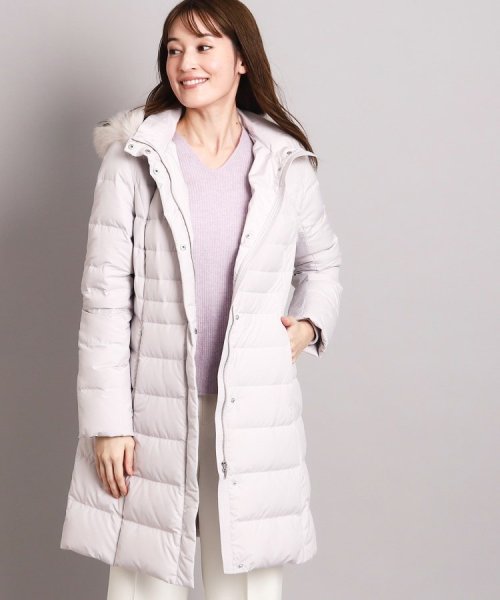 【洗える/エコ】800フィルパワーの高品質！機能性と美シルエットを叶えるダウンコート ミュラー種ホワイトダックの大きいダウンボールを使用しているため