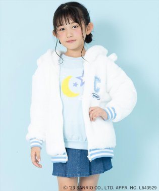 ANAP KIDS/ANAPKIDS×シナモロール耳付きボアジップパーカー【ジュニアお揃い】/505730563