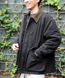 ITEMS URBANRESEARCH(アイテムズアーバンリサーチ（メンズ）)/衿コーデュロイ 中綿 ハンティングジャケット/BLK