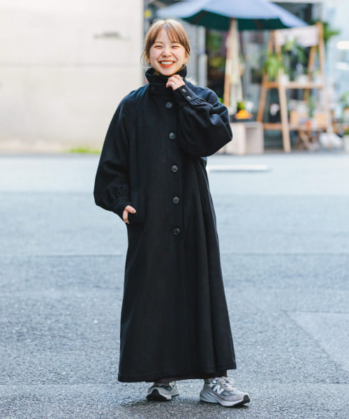 美品！ ITEMS URBAN RESEARCH スタンドカラーコート サイズＬ