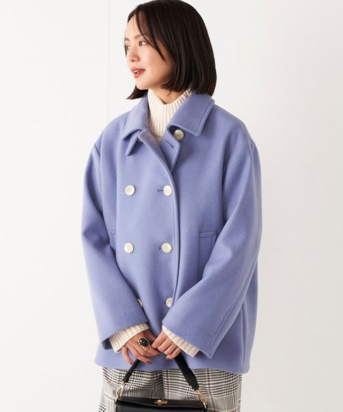 SHIPS Colors:メルトン ショート Pコート SHIPS