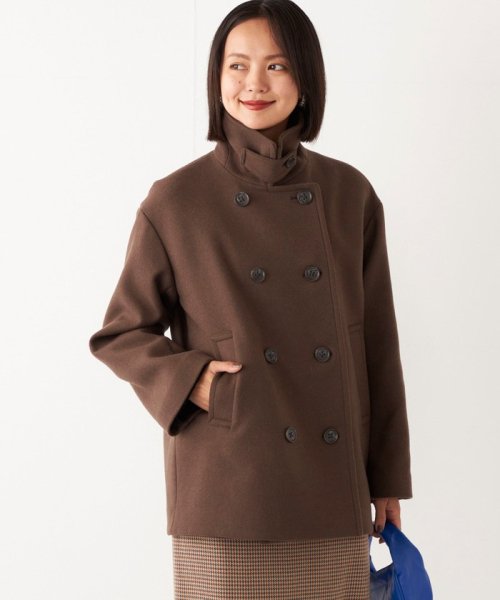 SHIPS Colors:メルトン ショート Pコート SHIPS