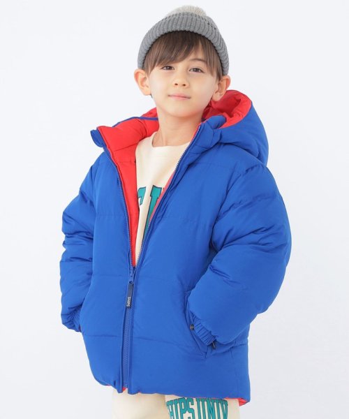 SHIPS KIDS(シップスキッズ)/SHIPS KIDS:100～130cm / ＜手洗い可能＞ リサイクル ダウン ジャケット/ブルー