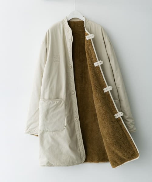 URBAN RESEARCH Sonny Label(アーバンリサーチサニーレーベル)/『別注』ARMY TWILL×Sonny Label　Reversible Coat/IVORY