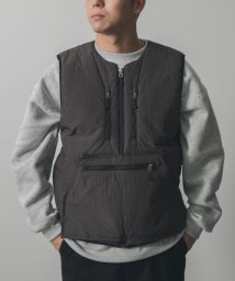 URBAN RESEARCH DOORS(アーバンリサーチドアーズ)/ENDS and MEANS　Tactical Puff Vest/AFRICANBLK