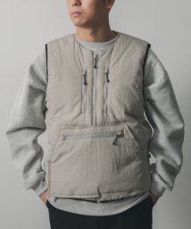 URBAN RESEARCH DOORS(アーバンリサーチドアーズ)/ENDS and MEANS　Tactical Puff Vest/MOONGRAY
