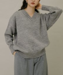 URBAN RESEARCH(アーバンリサーチ)/KERRY Vneck Knit/GRAY