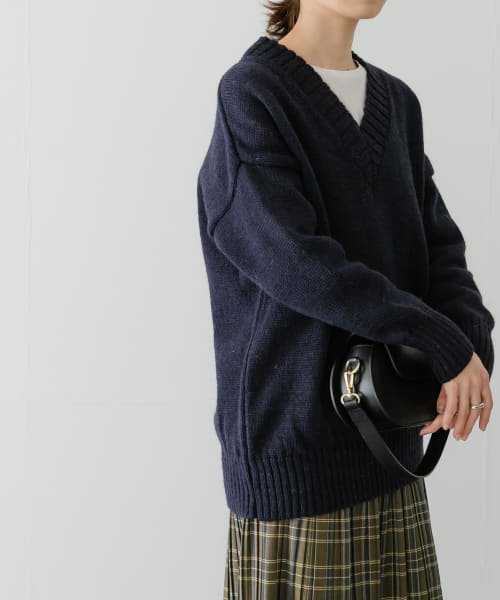 URBAN RESEARCH(アーバンリサーチ)/KERRY Vneck Knit/NAVY