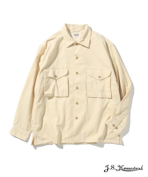 J.S Homestead(ジャーナルスタンダード　ホームステッド)/【J.S.Homestead】18W CORDUROY BOARD SHIRTS/ナチュラル