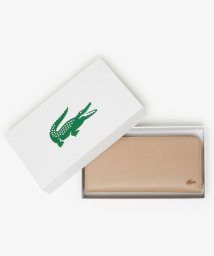 LACOSTE Mens(ラコステ　メンズ)/デイリークロコ Lファスナーロングウォレット / 長財布/ベージュ