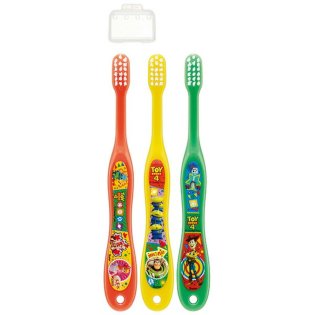 BACKYARD FAMILY/園児用歯ブラシ3本セットキャップ付 対象3－5才/505302791