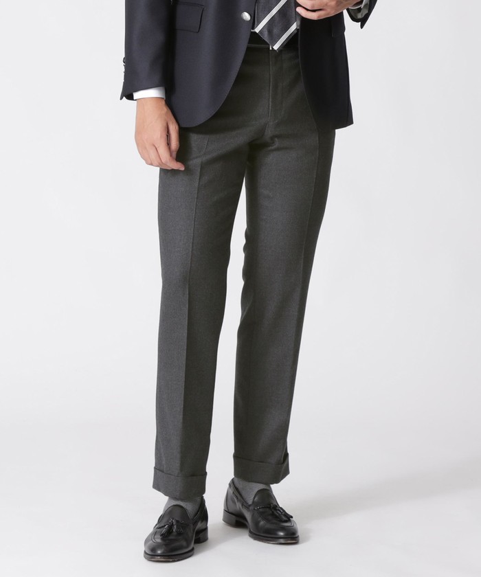 ウールサキソニートラウザーズ(505651152)｜HANKYU MEN'S / 阪急メンズ