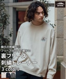 OUTDOOR PRODUCTS/【OUTDOORPRODUCTS】裏フリース仕様 刺繍トレーナー/505725911