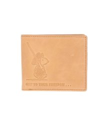 BACKYARD FAMILY(バックヤードファミリー)/PEANUTS FREEDOM 二つ折り財布/キャメル