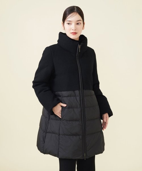 ニットコンビネーションダウン 