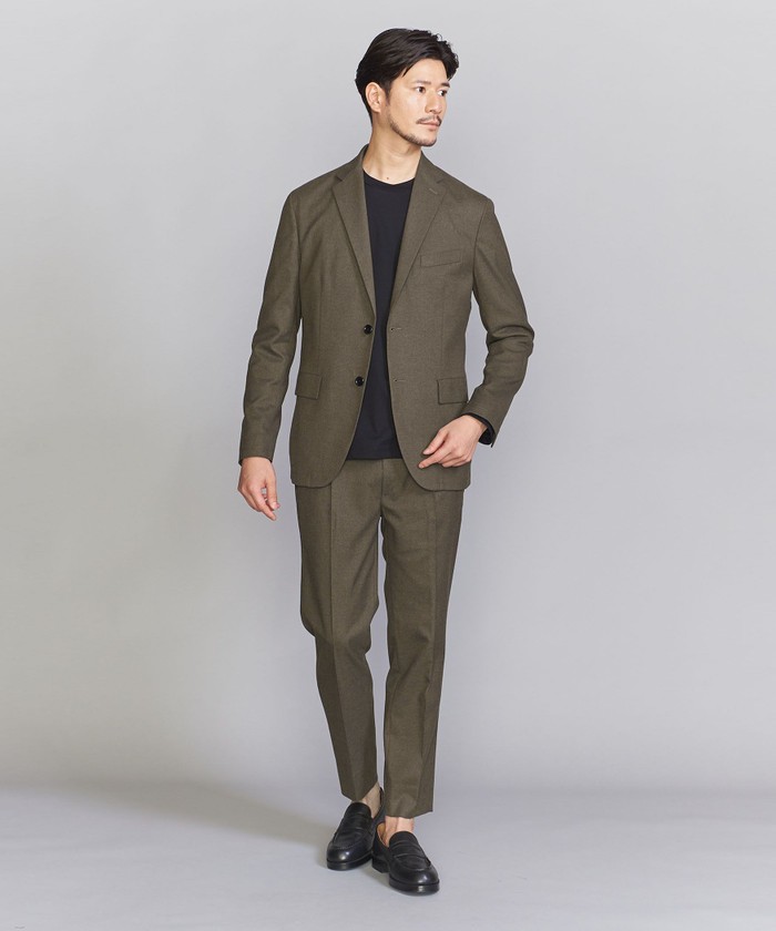 WEB限定 WARDROBE SMART】DELEGANT サキソニー セットアップ