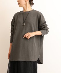 JOURNAL STANDARD relume(ジャーナルスタンダード　レリューム)/《追加6》TCワッフルオーバーサイズロングスリーブTシャツ/グレー