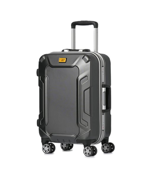 スーツケース 機内持ち込み 30L Sサイズ SS アルミフレーム イエロー グレー 軽量 DBCラゲージ HIRODBC dya8168－18 ｜約