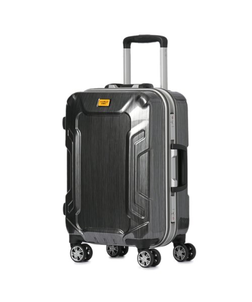 スーツケース 機内持ち込み 30L Sサイズ SS アルミフレーム イエロー グレー 軽量 DBCラゲージ HIRODBC dya8168－18 ｜約