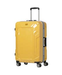 HIRODBC/スーツケース 64L Mサイズ アルミフレーム イエロー グレー 中型 軽量 DBCラゲージ HIRODBC dya8168－24/505733426