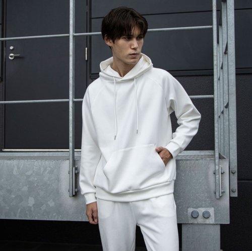 Reebok(Reebok)/スエードライク フーディー / SUEDE LIKE HOODIE /ホワイト