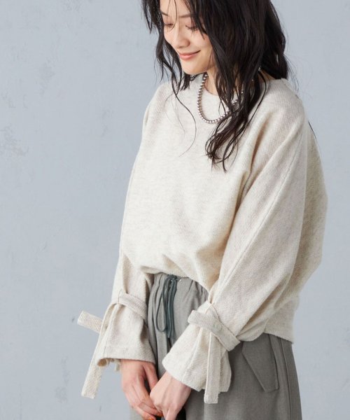 【SHIPS別注】assiette:2WAY ボリューム スリーブ プルオーバー ◇ assiette