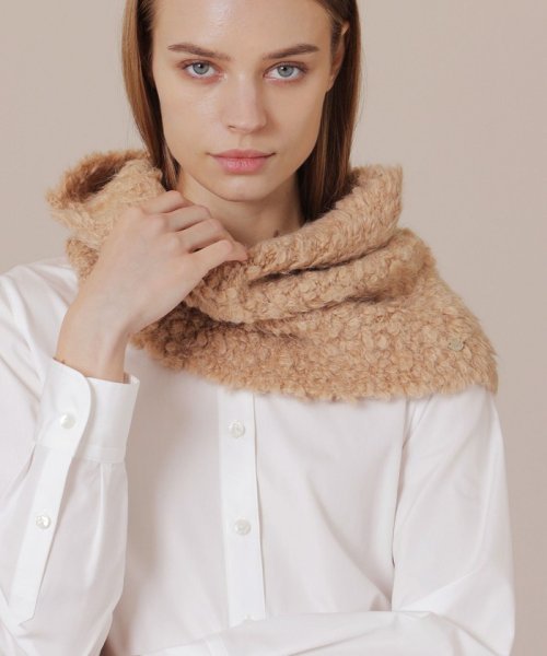 アルパカニットスヌード 