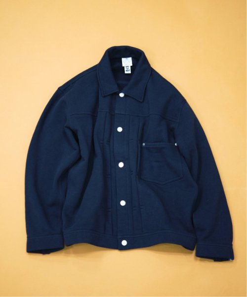 【LOOPWHEELER for LOWERCASE × POGGYTHEMAN】別注 スウェット トラッカージャケット LOOPWHEELER LOWERCASE POGGYTHEMAN ループウィラー