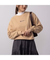 MAC HOUSE(women)(マックハウス（レディース）)/Champion チャンピオン クルーネックスウェットシャツ CW－Y006－EC/ベージュ