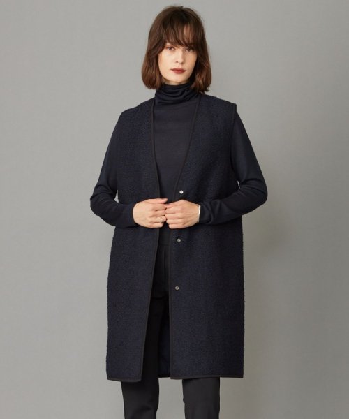 【リバーシブル着用可能】 パディングツイード ベスト 商品説明2023AWリバーシブル仕様で着回し自在、着こなしをクラスアップしてくれるパディングベスト■デザイン表面がツイード H2862250786(22000円)