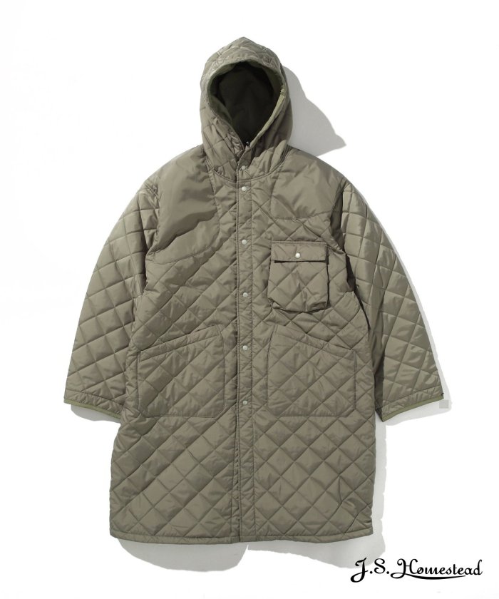 J.S.Homestead】QUILTING REVERSIBLE HUNTING PARKA(505734513