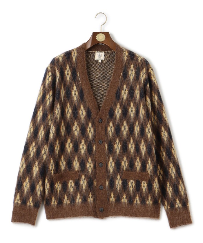 KING SIZE】【WEB限定カラー有】モヘアヤーン アーガイル