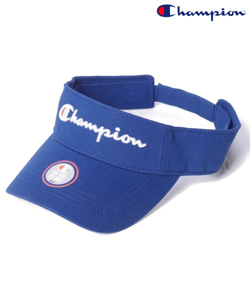 CHAMPION(チャンピオン)/【CHAMPION / チャンピオン】M TWILL MESH VISOR サンバイザー テニス ゴルフ メンズ レディース/ブルー