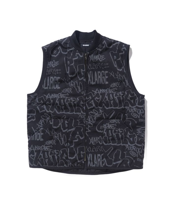 GRAFFITI WORK VEST(505729173) | XLARGE(XLARGE) - MAGASEEK