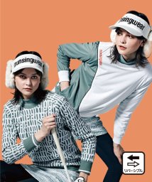 Munsingwear(マンシングウェア)/【ENVOY】表防風はっ水リバーシブルジャカードセーター【アウトレット】/ホワイト/カーキ