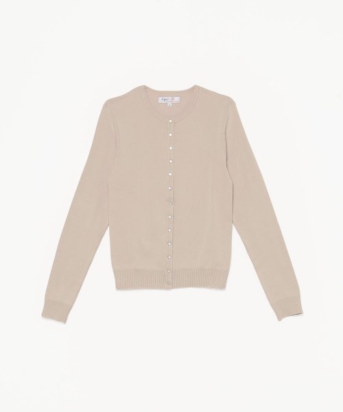 J155 CARDIGAN コットンニットカーディガン 