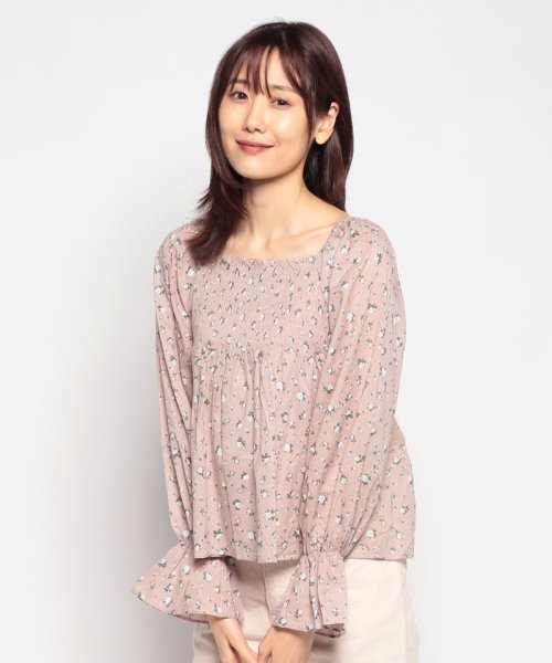 offprice.ec(offprice ec)/【flower/フラワー】baby bloom blouse/ピンク