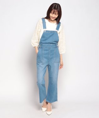 offprice.ec/【flower/フラワー】fine denim salopette/505710694