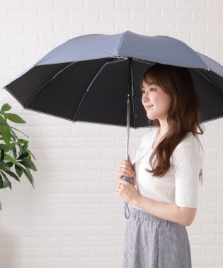 Lace Ladies/晴雨兼用ラージサイズスタイリッシュ折りたたみ傘/505733604