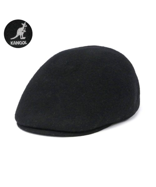 KANGOL(KANGOL)/カンゴール ハンチング レディース メンズ 冬 帽子 ブランド 秋 秋冬 ウール ニット KANGOL SEAMLESS WOOL 507 233－069603/ブラック系2