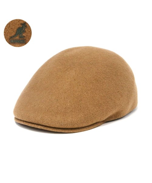 KANGOL(KANGOL)/カンゴール ハンチング レディース メンズ 冬 帽子 ブランド 秋 秋冬 ウール ニット KANGOL SEAMLESS WOOL 507 233－069603/ブラウン系1