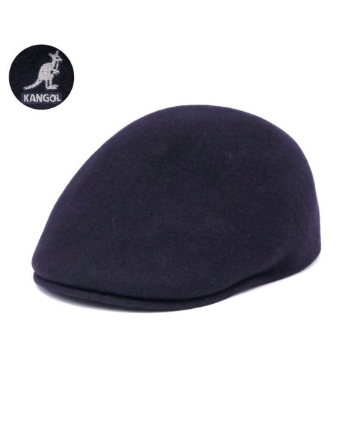 KANGOL(KANGOL)/カンゴール ハンチング レディース メンズ 冬 帽子 ブランド 秋 秋冬 ウール ニット KANGOL SEAMLESS WOOL 507 233－069603/ダークブルー系1